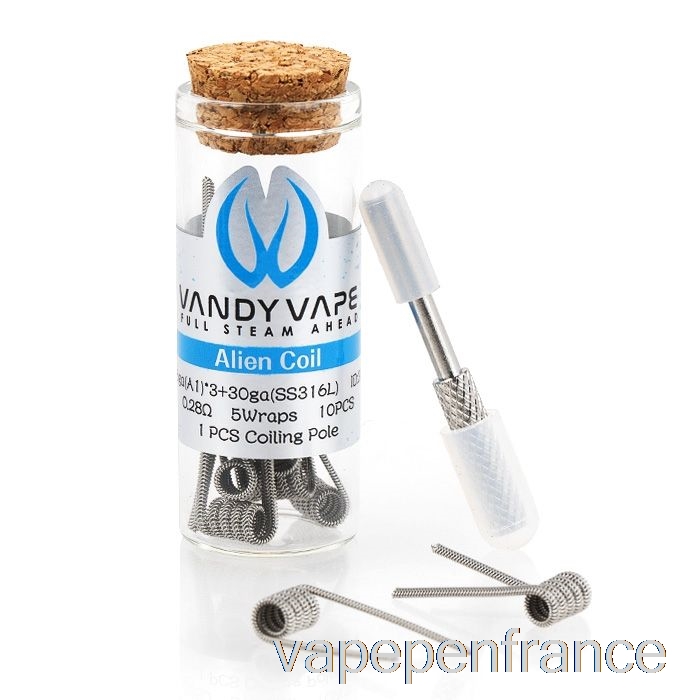 Vandy Vape Performance Bobines Préconstruites Stylo Vape Bobine Extraterrestre 0,28ohm